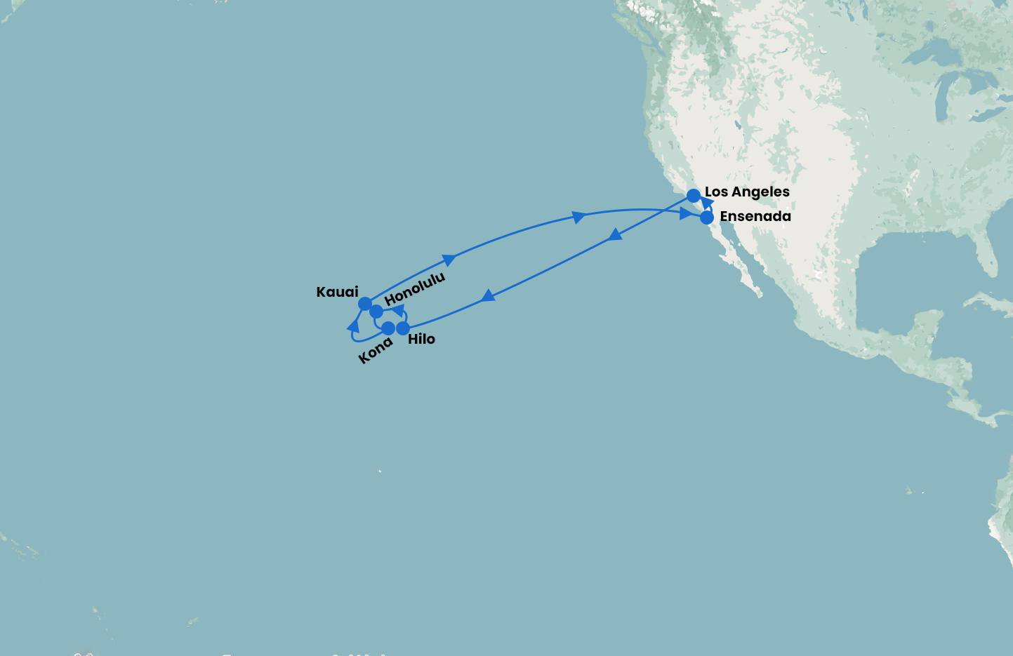 Las Vegas & Hawaiian Islands with Emerald Princess